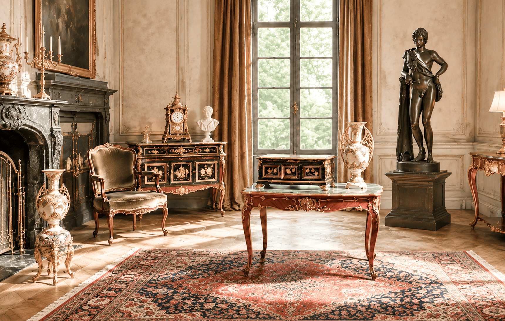 Alexander's Antiques gallery salon